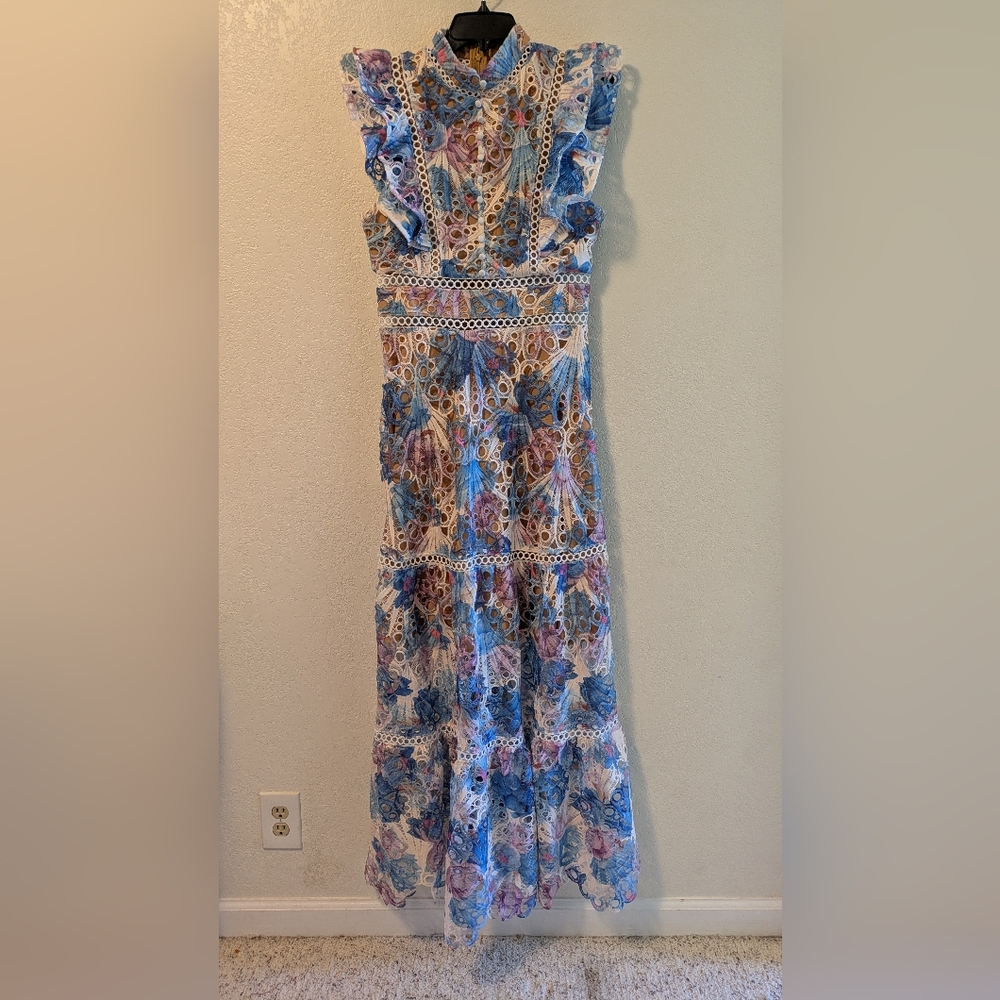 Bella Barnet Floral Lace Maxi Dress - Picture 6 of 8